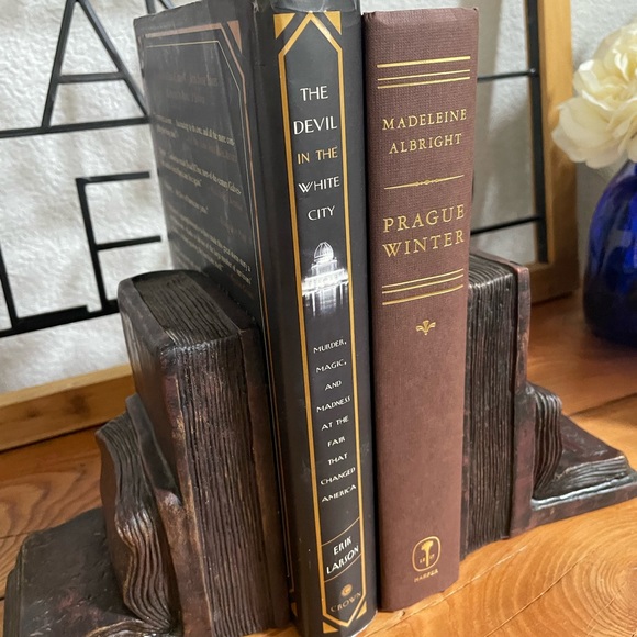Vintage Book Design Bookends - Picture 2 of 15